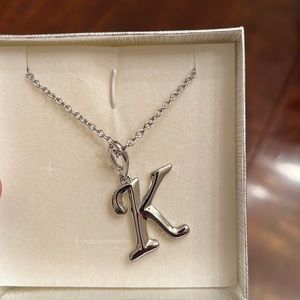 Stainless Letter K necklace